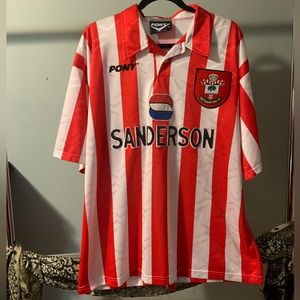Vintage Pony Southhampton FC Soccer Football Jersey